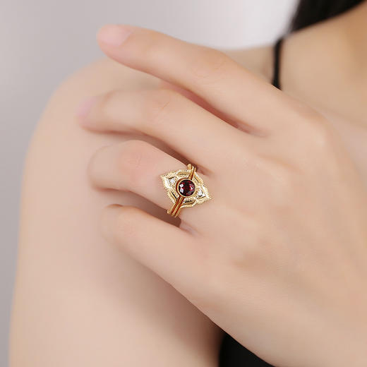 Flame Spinel 火焰尖晶系列 | 宫廷尖晶戒指 商品图1