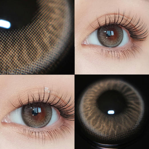 lensrea 年抛 日落甜茶灰 径14.2mm着色13.4mm 商品图9