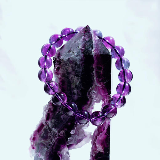 紫水晶手链 | 7-13mm 水晶饰品 月下世界 【下单请备注手围】「下单后72小时内发货」 商品图5