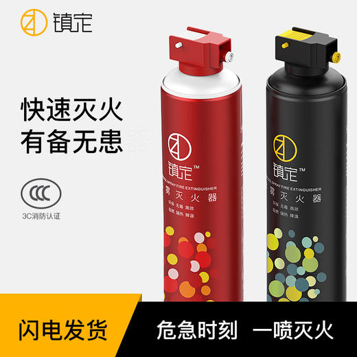 【家车两用 高温防爆】车载水雾灭火器 便携式消防器材 商品图0