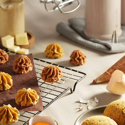 【小程序】小熊打蛋器家用搅拌器 DDQ-D01U1 杏色 片棒+底座 商品图6