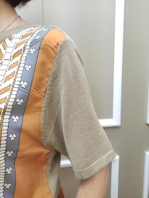 女印花针织娟丝短袖 商品图2