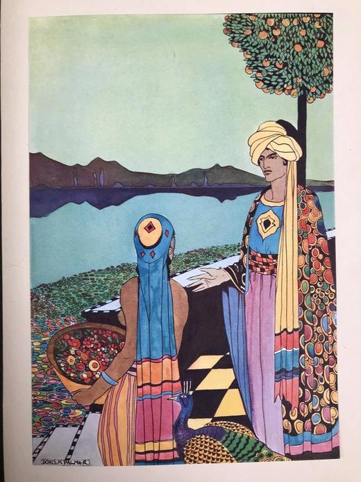 鲁拜集 多丽丝·帕尔默12幅彩色插图 漆布精装大16开 商品图7