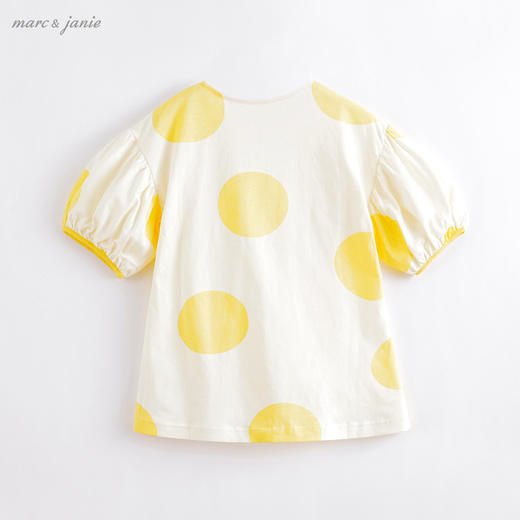 马克珍妮夏装新款 女童时尚落肩灯笼袖连衣裙212365 商品图1