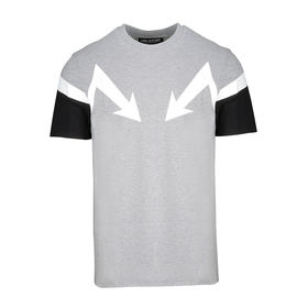 NEIL BARRETT 尼奥.贝奈特 男士圆领短袖T恤 灰色 BJT475A L522S 2195