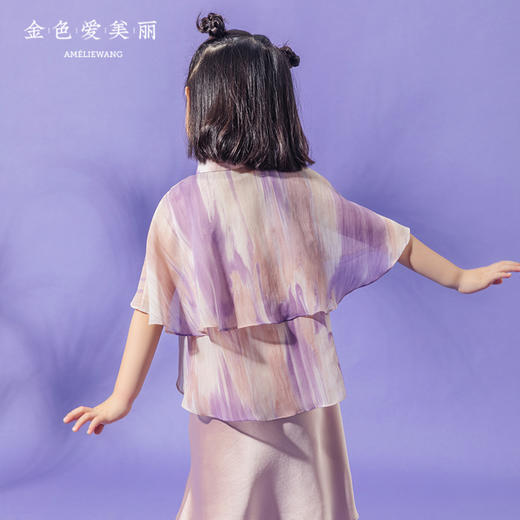 金色爱美丽女童两件套---绮烟 商品图3