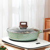 【官方正品保证】欧乐菲巴宝克德式麦饭石色深煎炒锅平底锅28cm（OLOBD-28A1） 商品缩略图3