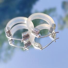 宫里的世界&美颂之光 玛瑙耳环 玉骨龙鳞系列