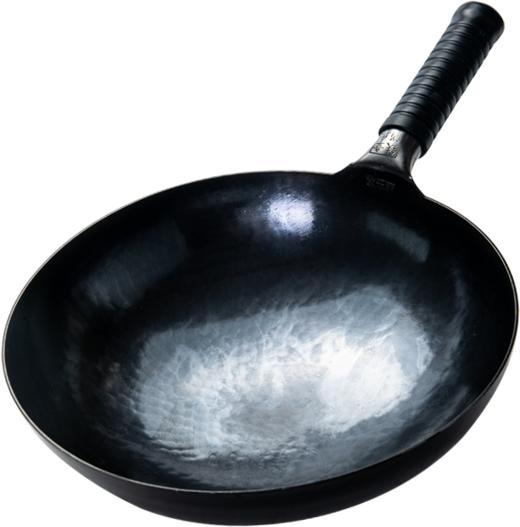 【官方正品保证】	欧乐菲（OLOFE）老关东章丘炒锅黑铁锅大师级镜面手打圆底炒菜锅老式无涂层明火煤气灶锅具 章丘铁锅镜面手工32cm-OLOZQ-32J） 商品图7