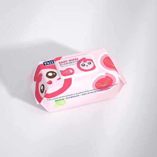 呦可哩哩 婴儿加厚倍柔手口湿巾 100抽/包 商品图0