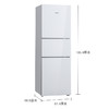 西门子 274升 三门冰箱 白色玻璃面板 零度生物保鲜 混冷无霜大容量 BCD-274W(KG28US221C) 商品缩略图2