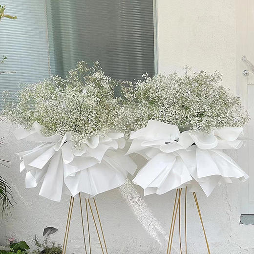 开业乔迁庆典满天星花篮6选1含配送 商品图2