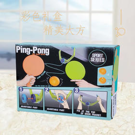 亲子互动视觉训练安全趣味悬挂乒乓球-十点
