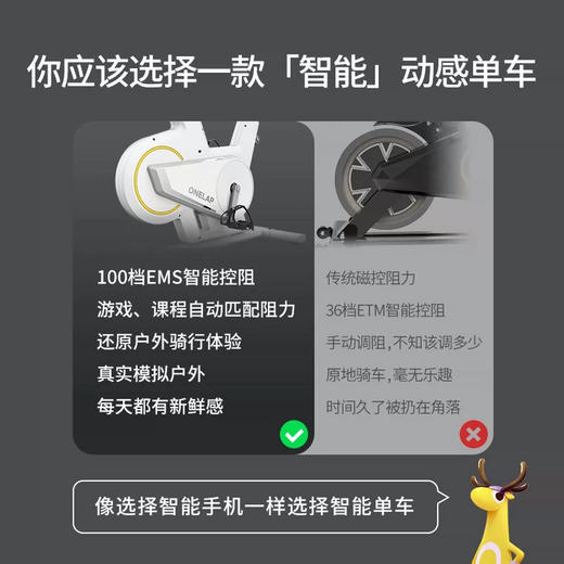 迈金顽鹿智能动感单车家用减肥运动器材zwift骑行游戏室内健身车701加强版 商品图3