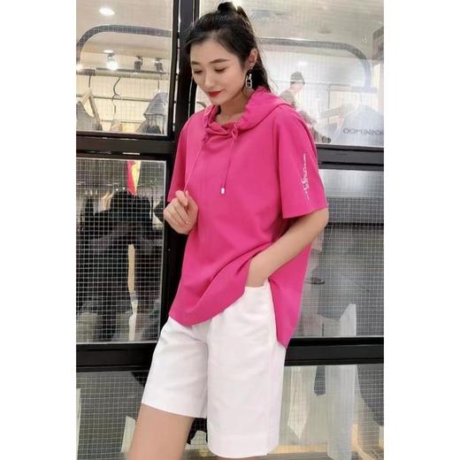 2楼MYSCISSORS希色带帽H型针织T恤 商品图0