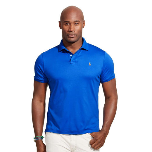 小彩马刺绣 PIMA水柔棉 短袖POLO衫 PT-1062 商品图1