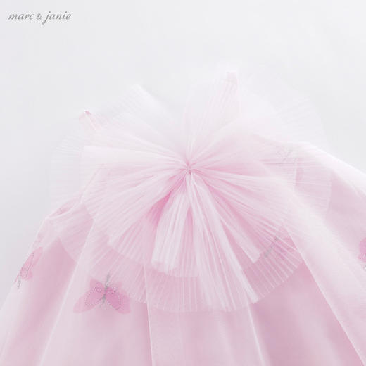 马克珍妮夏装新款 女童蝴蝶翅膀吊带裙 儿童网纱裙221000 商品图3