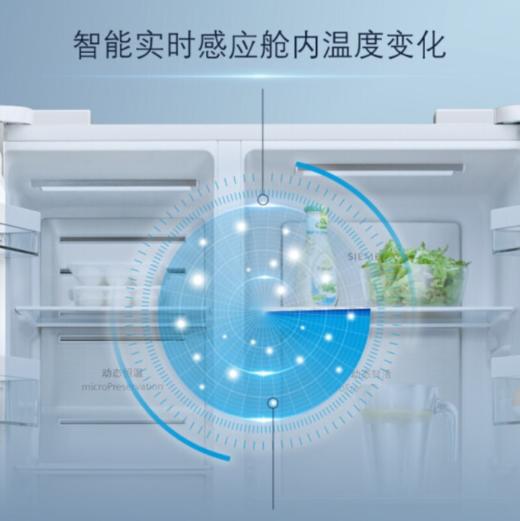 西门子(SIEMENS)冰箱630升对开门 恒精控鲜 多空间保鲜 APP智控 双开门冰箱KA98NVA22C 商品图6