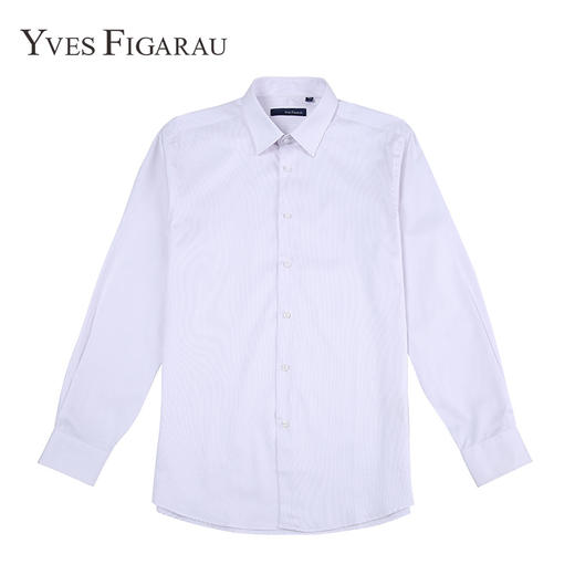 YvesFigarau伊夫·费嘉罗秋冬100%棉商务休闲简约舒适透气长袖衬衫860316 商品图4