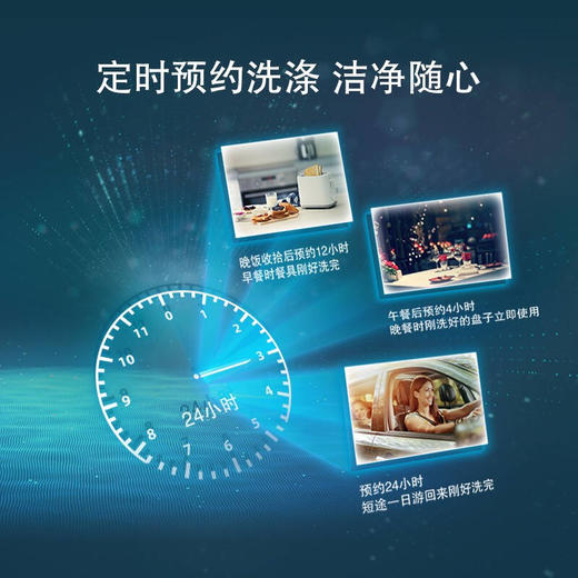 西门子嵌入式家用洗碗机 5D智能洁净SJ536S00JC 商品图4