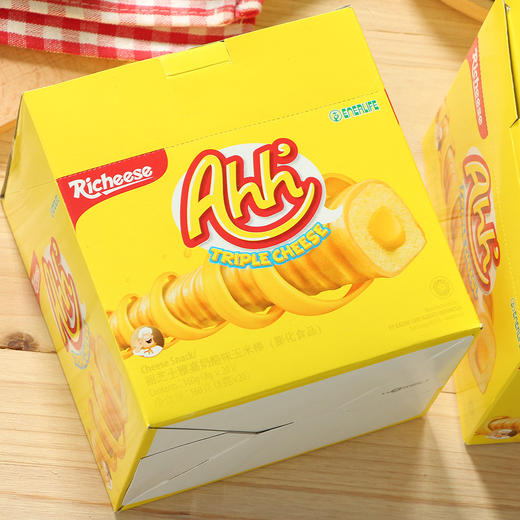 印尼丽芝士雅嘉奶酪味玉米棒160g/054408 酥脆可口芝香浓郁 商品图2