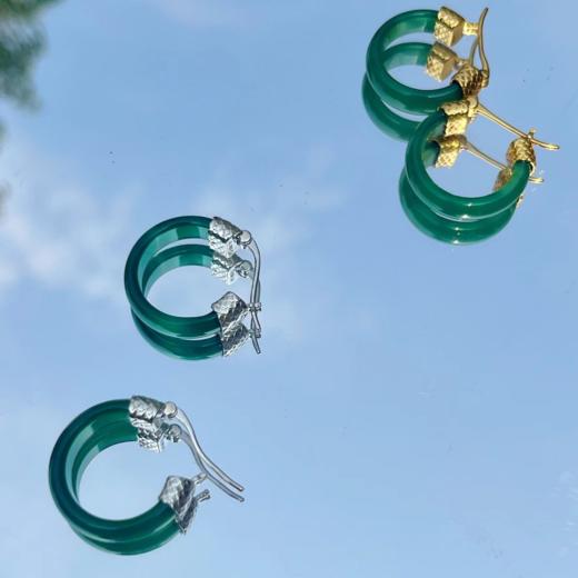 宫里的世界&美颂之光 玛瑙耳环 玉骨龙鳞系列 商品图2