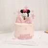 米妮蝴蝶结翻糖奶油蛋糕 商品缩略图1