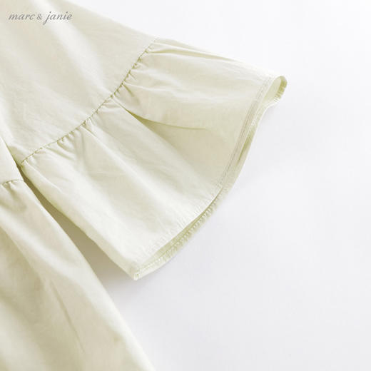 marcjanie马克珍妮夏装新款 女童荷叶袖纯棉短袖连衣裙20365 商品图3