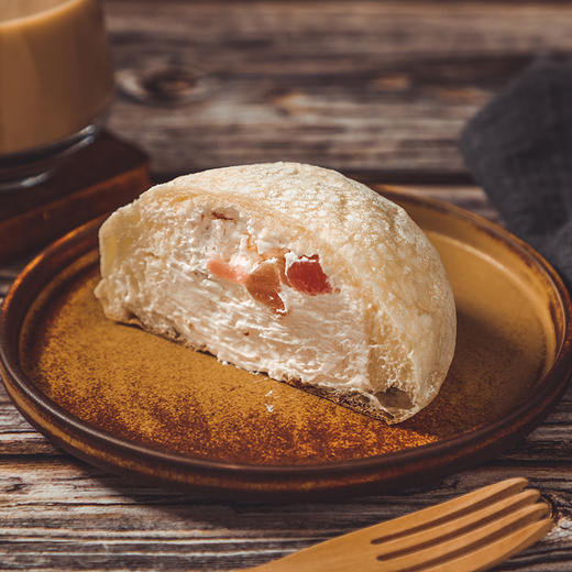 粉嫩元气蜜桃冰面包 商品图0