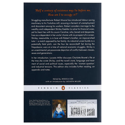 【中商原版】夏洛蒂·勃朗特: 雪莉 英文原版 Shirley (Penguin Classics) 简·爱作者 Charlotte Bronte 英国 古典文学 小说 商品图1