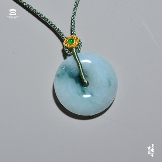 宫里的世界 18K金翡翠平安扣 商品图6