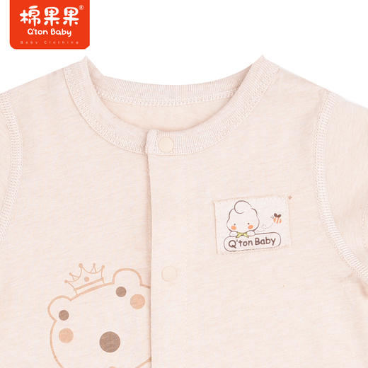 棉果果夏季彩棉男童女童短袖对开连体衣M201722122207 商品图3