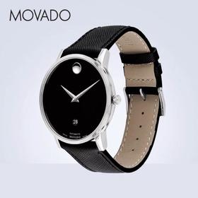 1楼Movado/摩凡陀博物馆系列皮表带自动机械芯瑞士进口手表男表