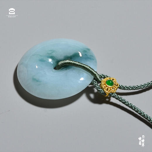 宫里的世界 18K金翡翠平安扣 商品图5