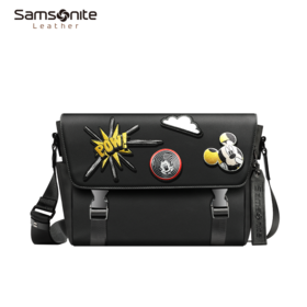 新秀丽米奇勋章时尚牛皮革单肩/斜挎包NW1*003