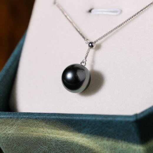 【下单2-3个工作日发】甄珠贝 常青款【恋随心动】吊坠 10-11mm大溪地珍珠 商品图2