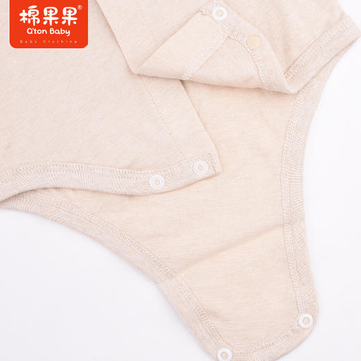 棉果果夏季彩棉男童女童哈衣对开三角连体衣哈衣M201712122203 商品图1