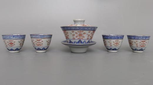 青花玲珑茶具 商品图0