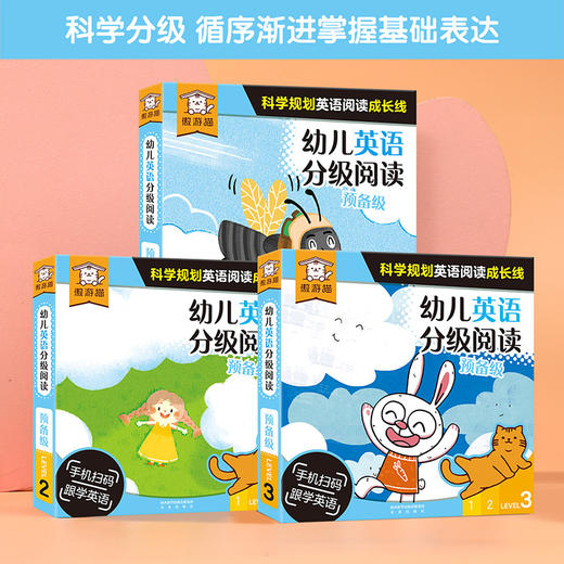 绘本馆：傲游猫幼儿英语分级阅读 预备级（36册） 原价180 商品图1