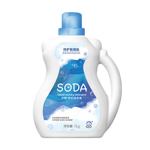 白猫 天然苏打洗衣液 3kg 商品图0