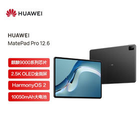 华为HUAWEI MatePad Pro 12.6英寸2021款鸿蒙HarmonyOS 麒麟9000E OLED全面屏平板电脑 8GB+256GB WIFI曜石灰