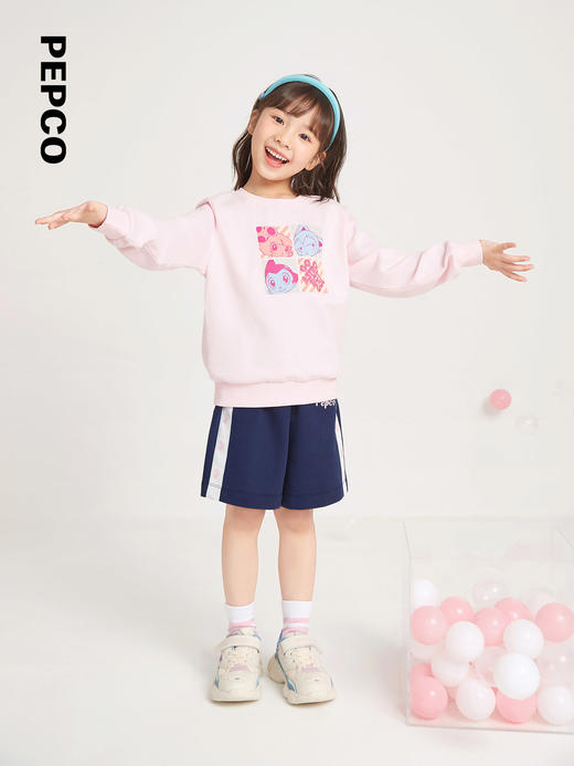 【3件65折】小猪班纳童装2022夏装新款儿童五分裤中大童女童短裤纯棉裤子休闲 商品图2