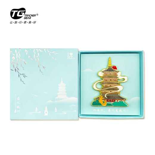杭州雷峰夕照磁贴冰箱贴雷峰塔-杭 商品图1