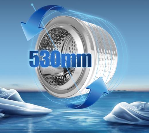 美菱（Meiling）10公斤除螨洗纯棉洗羊毛洗巴氏除菌洗衣机一级能效家用洗衣机 MG100-14586DX 商品图2