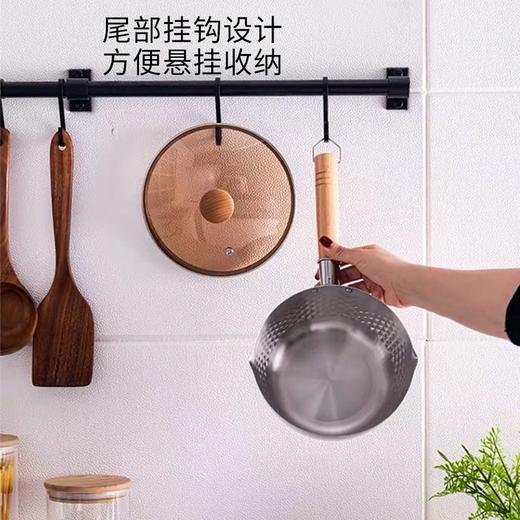 【官方正品保证】	欧乐菲日式304不锈钢辅食奶锅小汤锅泡面煮牛奶热奶平底雪平锅18cm-OLONG-18B1 商品图5