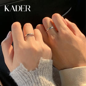 共渡爱河x一款可以封神的对戒 设计感十足的情侣对戒 直接焊死在我手上