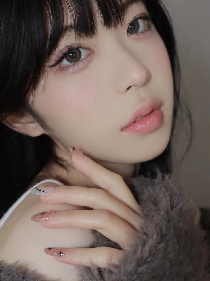 NINEBEAUTY年抛隐形眼镜 陨石奶冻14.5mm 一副/2片-VVCON美瞳网13