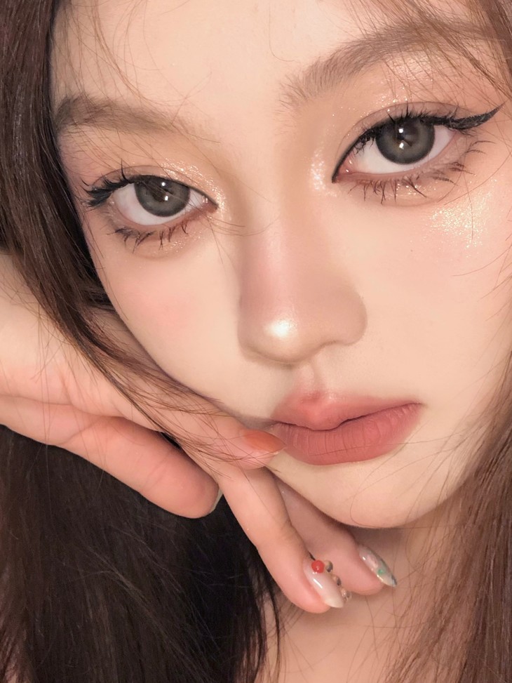 NINEBEAUTY年抛隐形眼镜 陨石奶冻14.5mm 一副/2片-VVCON美瞳网23