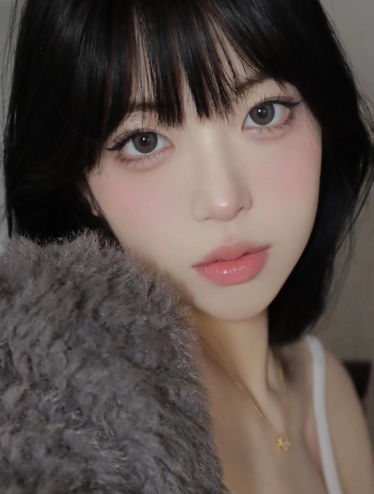 NINEBEAUTY年抛隐形眼镜 陨石奶冻14.5mm 一副/2片-VVCON美瞳网10