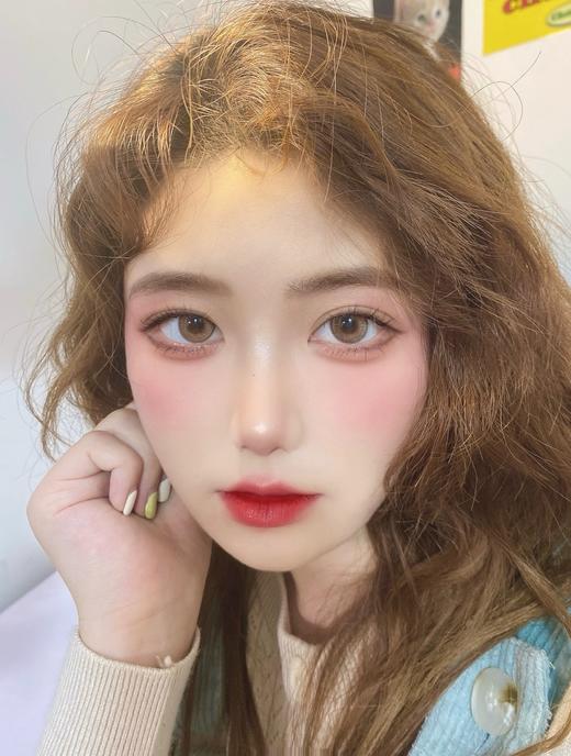 lensrea 美瞳年抛 日落甜茶棕 径14.2mm着色13.4mm 商品图2